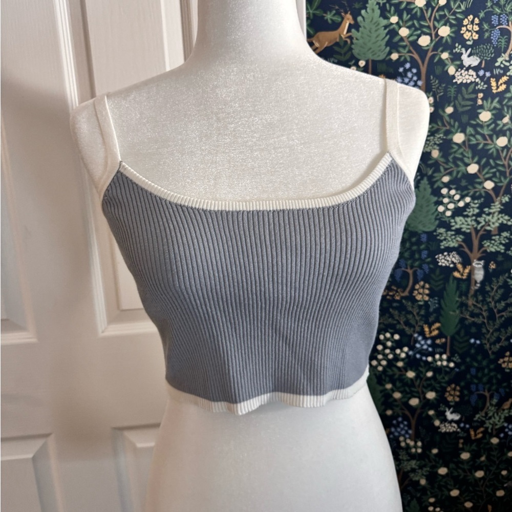 Gray Ribbed Knitwear Set​ - Picture 2 of 6